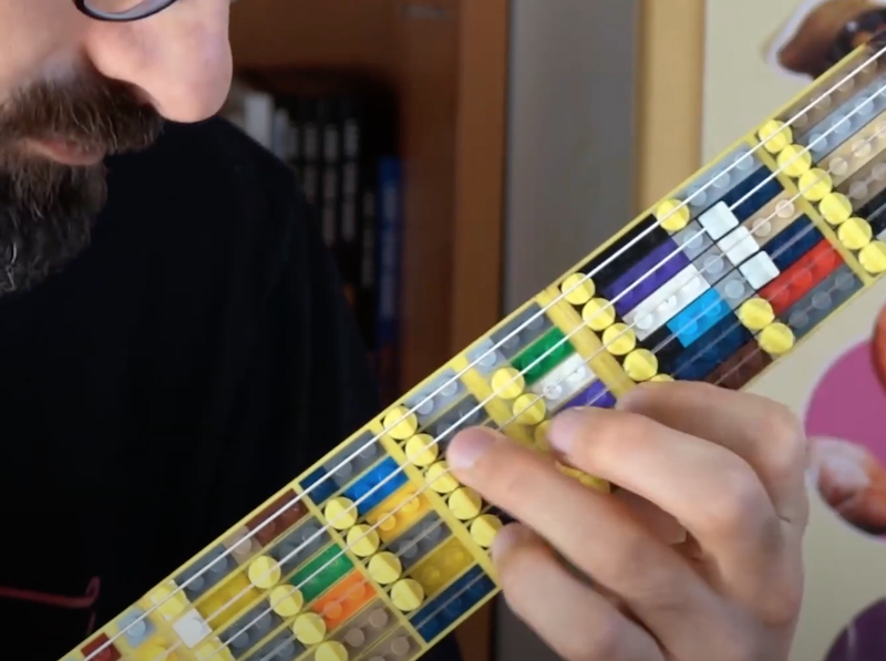 Lego Microtonal Guitar